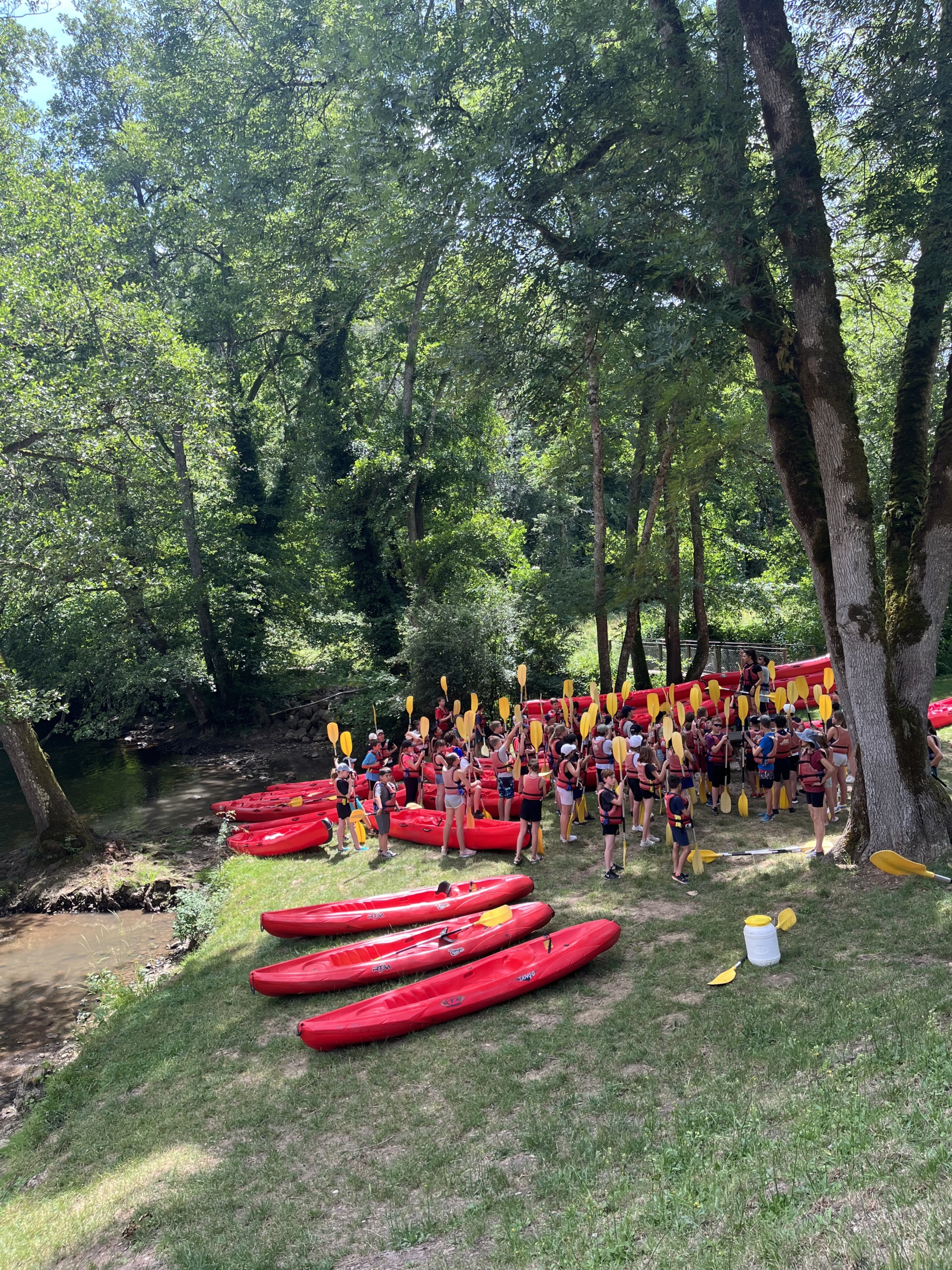 Groupe canoë